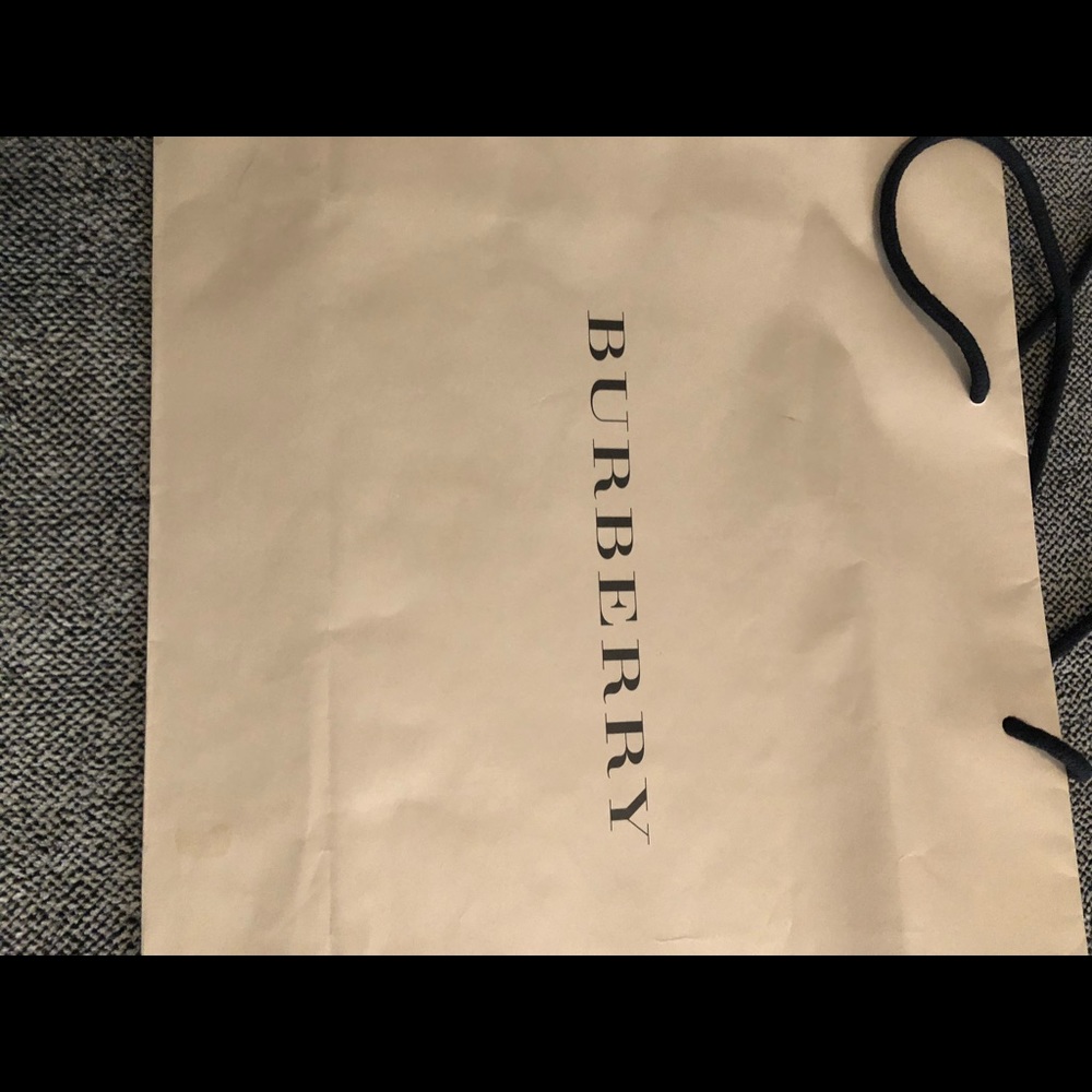 Lg Burberry bag- good condition.